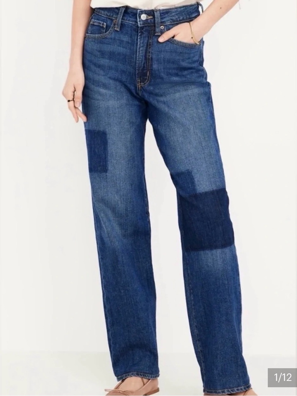 Old navy high rise og loose jeans